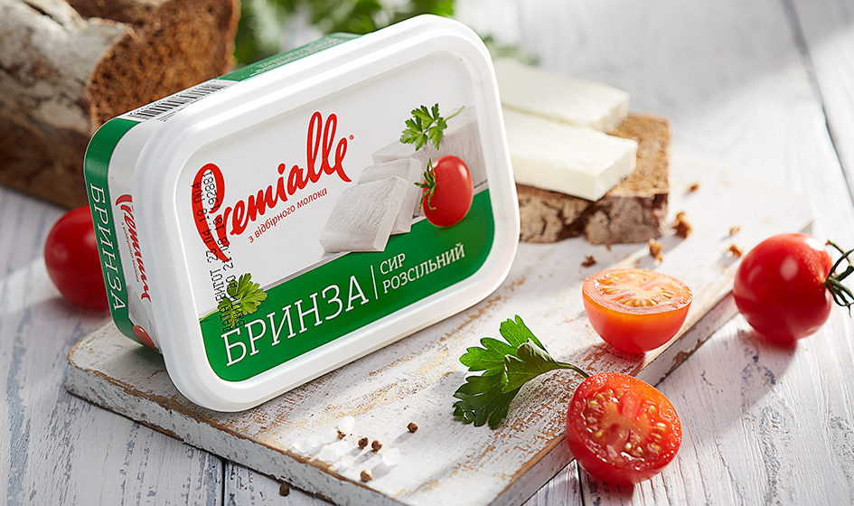 упаковка сыра брынза Premialle