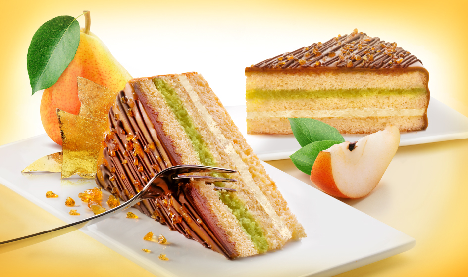 продуктовая композиция груша-карамель торт Roshen