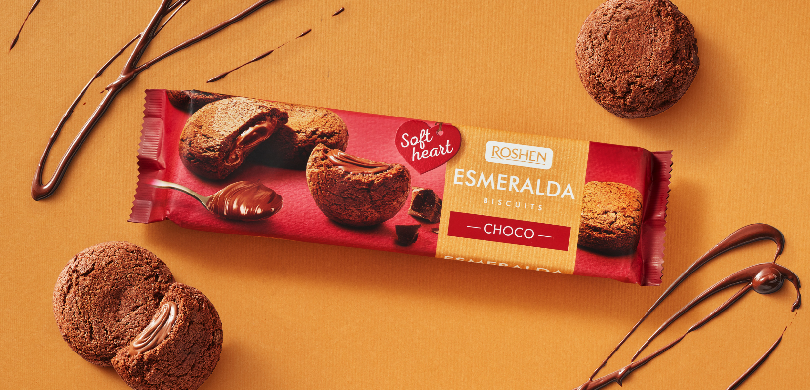 печень с мягкой начинкой Roshen "Esmeralda"